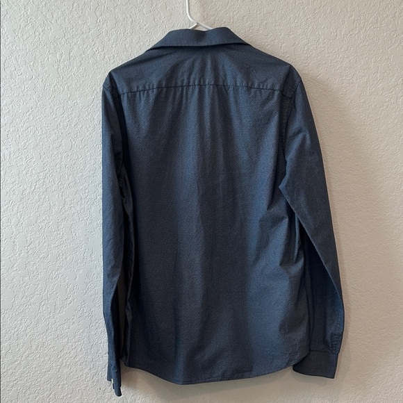 Michael Kors Dark Blue Button-Down Shirt - Picture 4 of 6